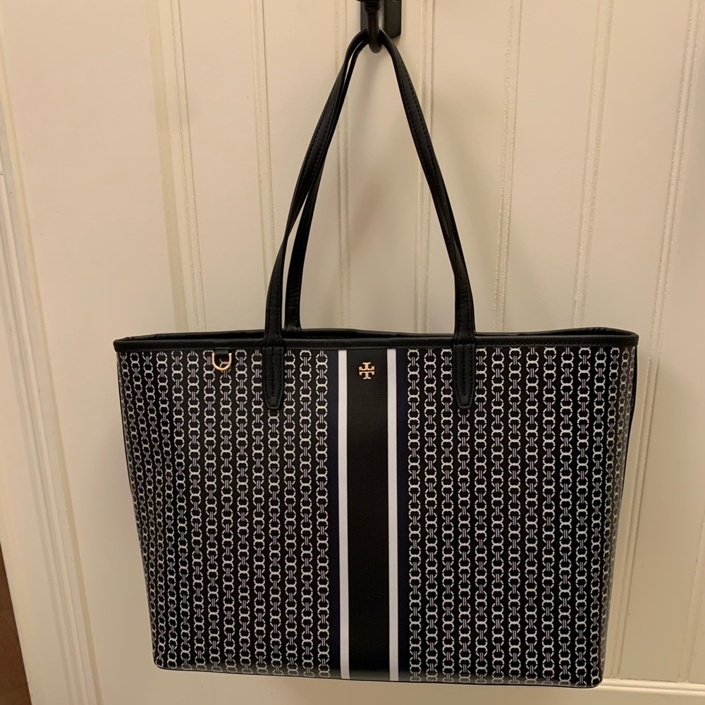 Tory Burch Gemini Link Tote - Black
